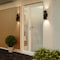 Vaxcel Lavage Aluminum 2 Light Black Contemporary Outdoor Wall Lamp - Up and Down Lighting T0661 - alternate 5